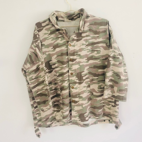 Sugarlips Kenza Camo Jacket size L Cotton STJ7753 - Picture 2 of 7